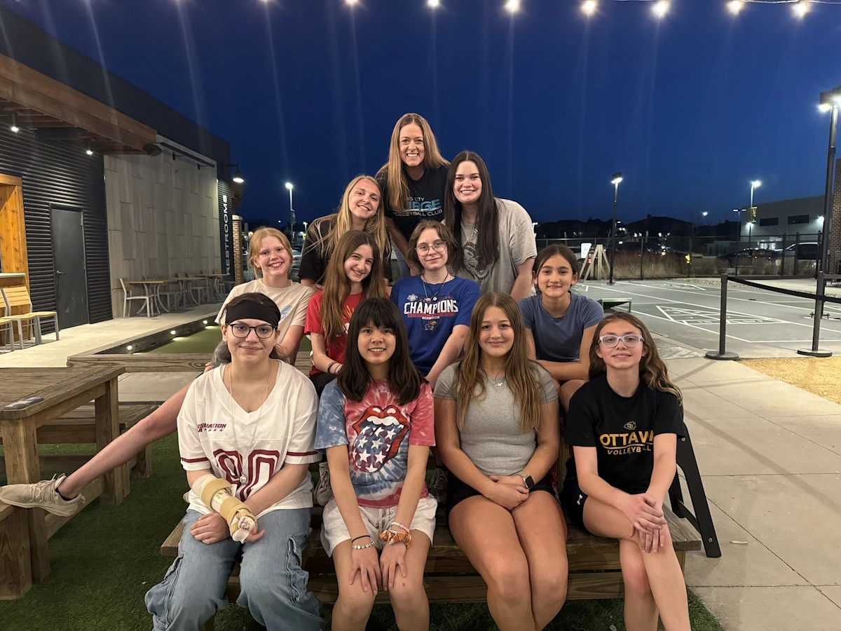 End of season party at Chicken and Pickle.